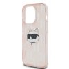 Karl Lagerfeld KLHCP14LHKLPCHP iPhone 14 Pro 6.1 różowy/pink hardcase IML Choupette Head & Monogram